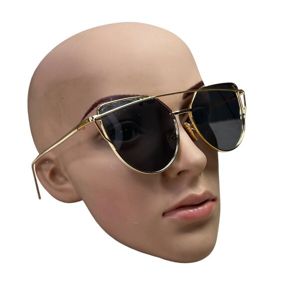 Sojos Vision Aviator Sunglasses Gold Tone New Open Box SJ1030C3 - Picture 1 of 7